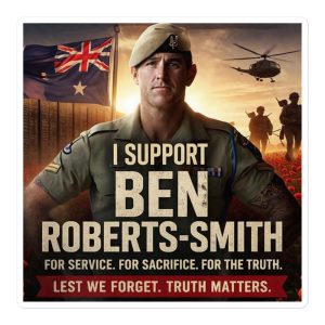 Ben Roberts-Smith Support Stickers